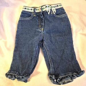 Gymboree girls size 6-12 months jeans Prep Club line, VGUC
